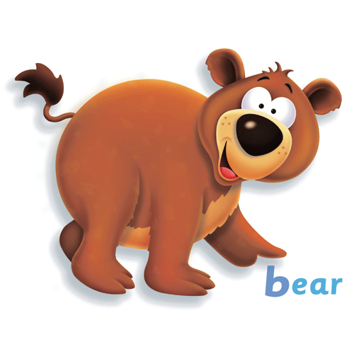 Cheerful bear
